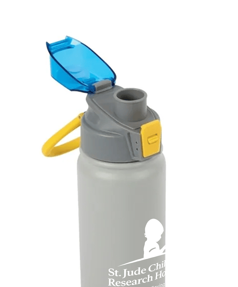 St. Jude Stainless Steel Water Bottle - Grey